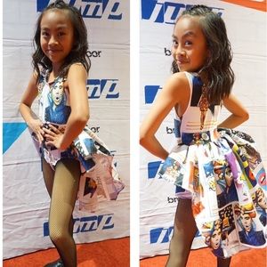 Neon Kisses Custom Dress